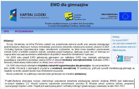 EWD dla gimnazjów