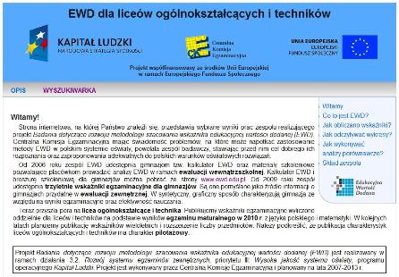 EWD dla liceów ogólnokształcących i techników