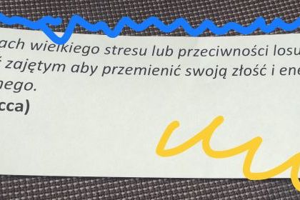 „Stres – jak sobie z nim radzić?” 