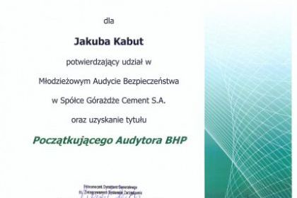 Tydzień Bezpieczeństwa w spółkach Grupy Górażdże 