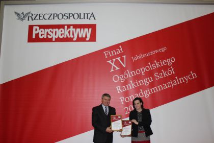 Ogólnopolski Ranking Szkół Ponadgimnazjalnych 2013 