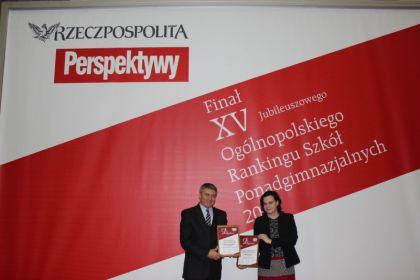 Ogólnopolski Ranking Szkół Ponadgimnazjalnych 2013 
