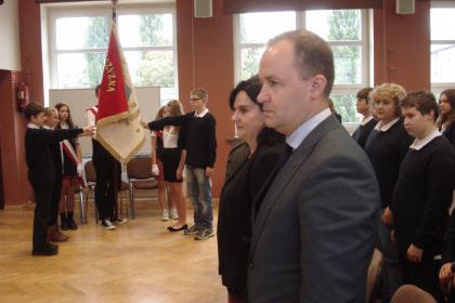 Ślubowanie klas pierwszych PG 9 rok szkolny 2013/2014 