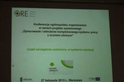 Uroczyste wręczenie stypendiów Ministra Edukacji Narodowej w Warszawie 