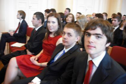 Uroczyste wręczenie stypendiów Ministra Edukacji Narodowej w Warszawie 