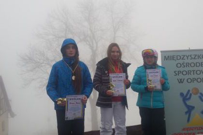 Narciarze na podium w Zieleńcu 