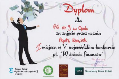 III Wojewódzki Konkurs Przedsiębiorczości i Wiedzy o Gospodarce 