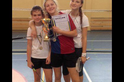 Kolejny sukces gimnazjalistek w badmintonie!!! 