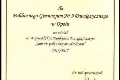 IX Gala Wojewózkiego Konkursu Fotograficznego pt. \