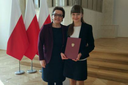 UROCZYSTOŚĆ WRĘCZENIA STYPENDIÓW Ministra Edukacji Narodowej 