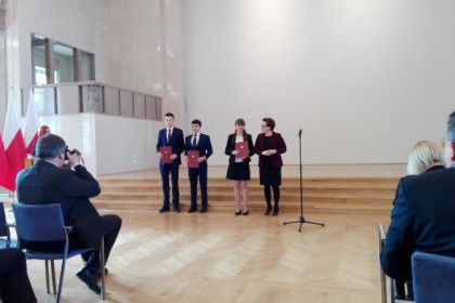UROCZYSTOŚĆ WRĘCZENIA STYPENDIÓW Ministra Edukacji Narodowej 