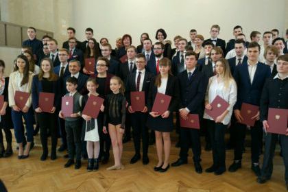 UROCZYSTOŚĆ WRĘCZENIA STYPENDIÓW Ministra Edukacji Narodowej 