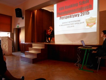 Wojewódzka uroczystość podsumowania wyników ogólnopolskiego Rankingu Szkół Perspektywy 2015