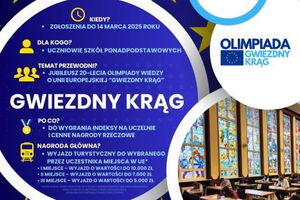 OLIMPIADA WIEDZY O UE "GWIEZDNY KRĄG"