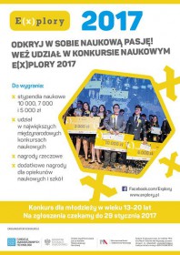 Konkurs Naukowy E(x)plory 2017