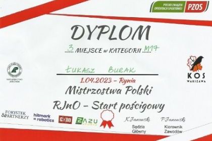 Mistrzostwa Polski RJnO - Start pościgowy
