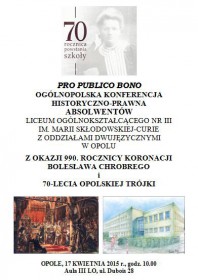 OGÓLNOPOLSKA KONFERENCJA HISTORYCZNO-PRAWNA