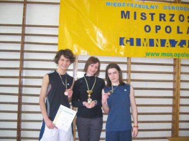 Mistrzostwa Opola Szkół Gimnazjalnych w Badmintonie.