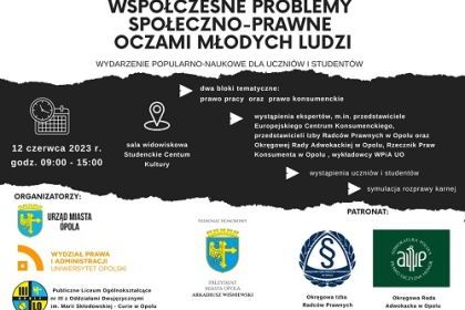 WSPÓŁCZESNE PROBLEMY SPOŁECZNO-PRAWNE OCZAMI MŁODYCH LUDZI