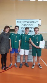 Złota trójka gimnazjalistów w Badmintonie!!!