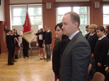 Ślubowanie klas pierwszych PG 9 rok szkolny 2013/2014
