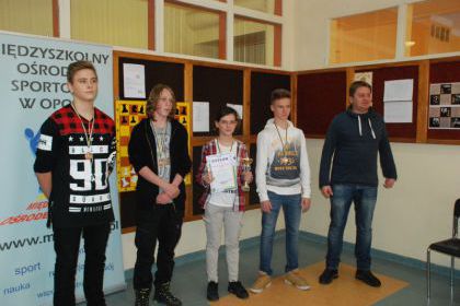 Brązowy medal  naszych szachistów z gimnazjum!!! 