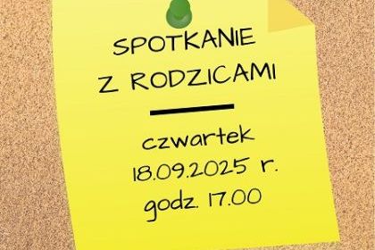 WYWIADÓWKA – 18 WRZEŚNIA 2025 (CZWARTEK)