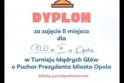 Turniej Mądrych Gł&oacute;w
