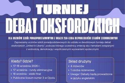 Debata oksfordzka &bdquo;Unity in Liberty&rdquo;